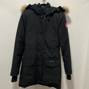 Women’s Canada Goose Trillium Parka Black Size XS